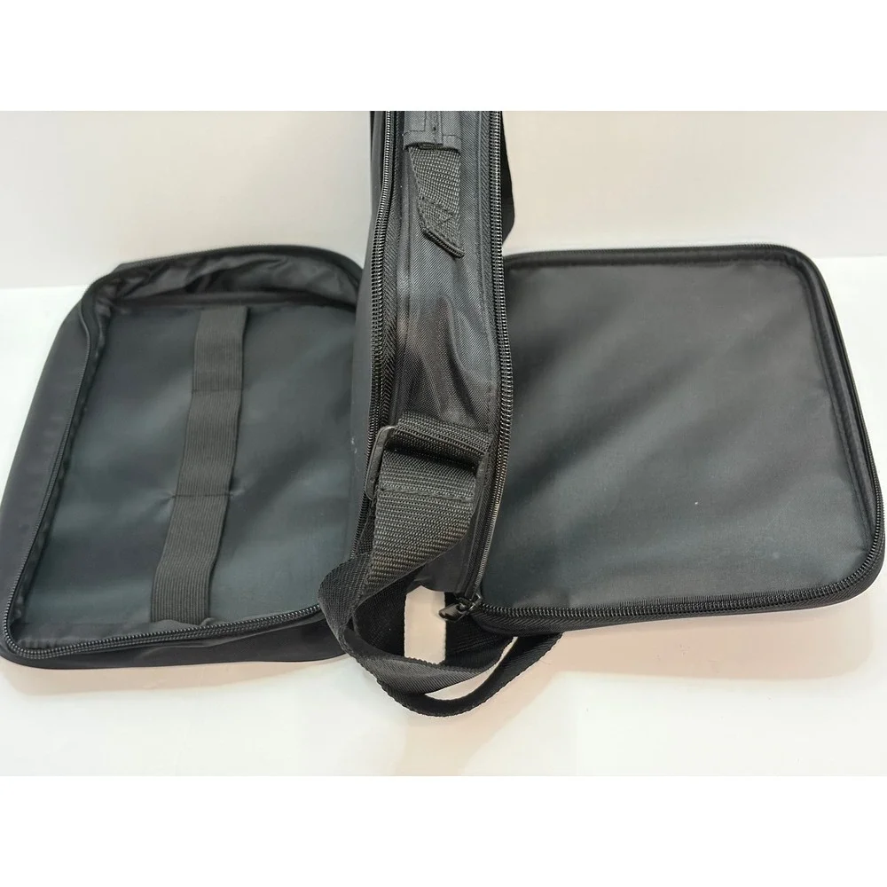 Sony Camera Bag Black Nylon Shoulder Strap Padded Carry Case Organizer